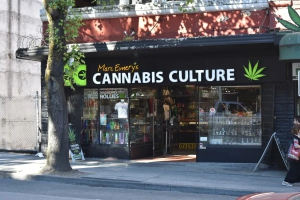 Cannabis store in Vancouver