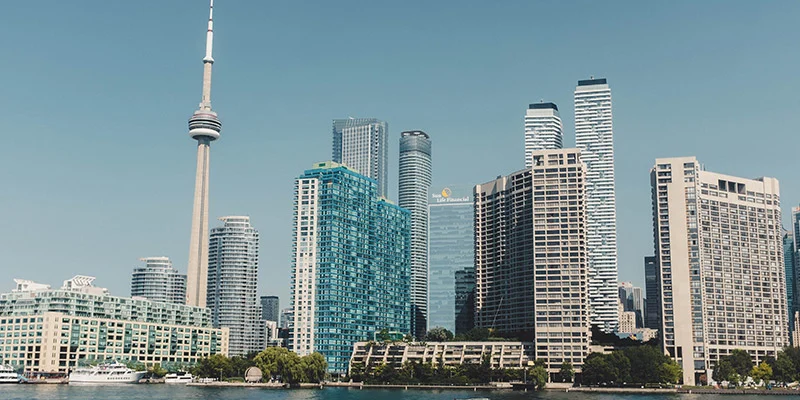 Skyline of the city of Toronto