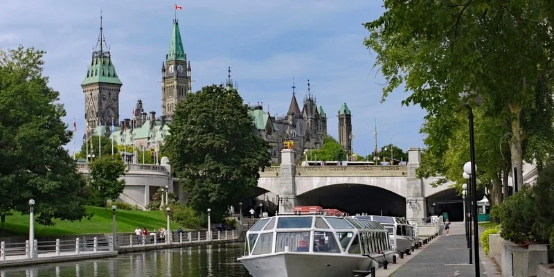 Rideau Canal and Parliament, Ottawa
