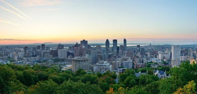After you move to Montreal, be sure to take in the city skyline from Mount Royal