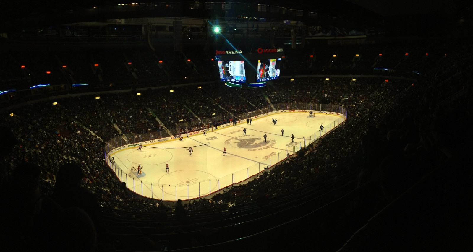 Vancouver club listing for the Vancouver Canucks at Rogers Arena.