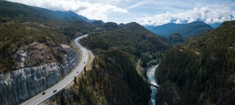 Living in Whistler: sea-to-sky highway