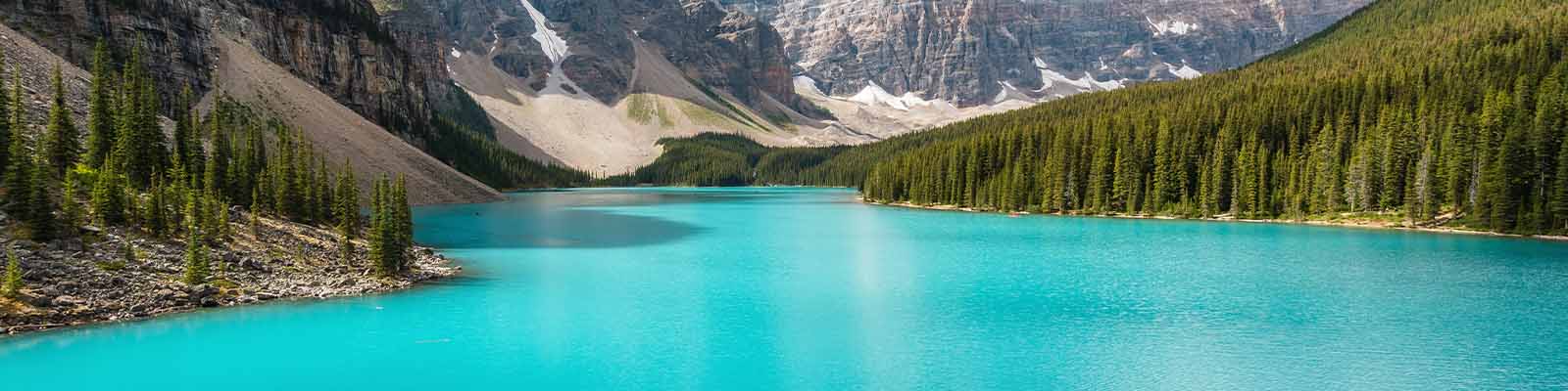 Moraine Lake in Banff National Park, Alberta, Canada