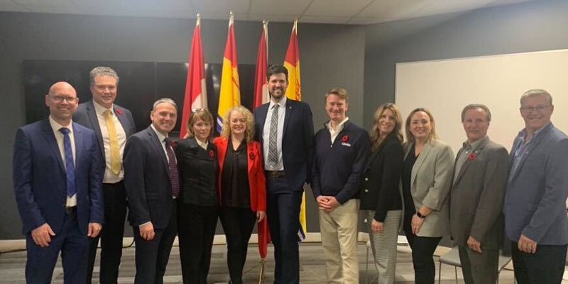 Sean Fraser with New Brunswick representatives