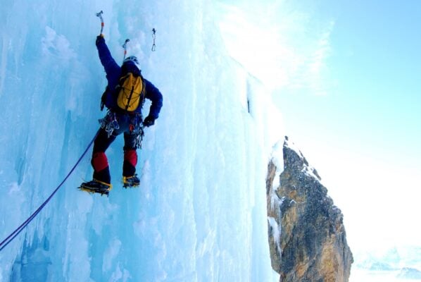 Winter activities in Vancouver - ice climbing