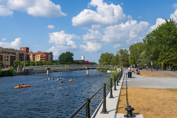 Lachine Canal in Montreal 